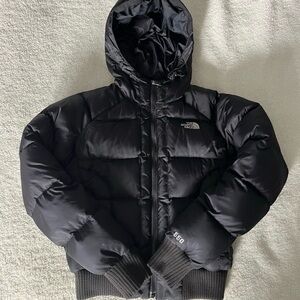 The North Face Black Hooded 650-Fill Puffer Jacket - Men